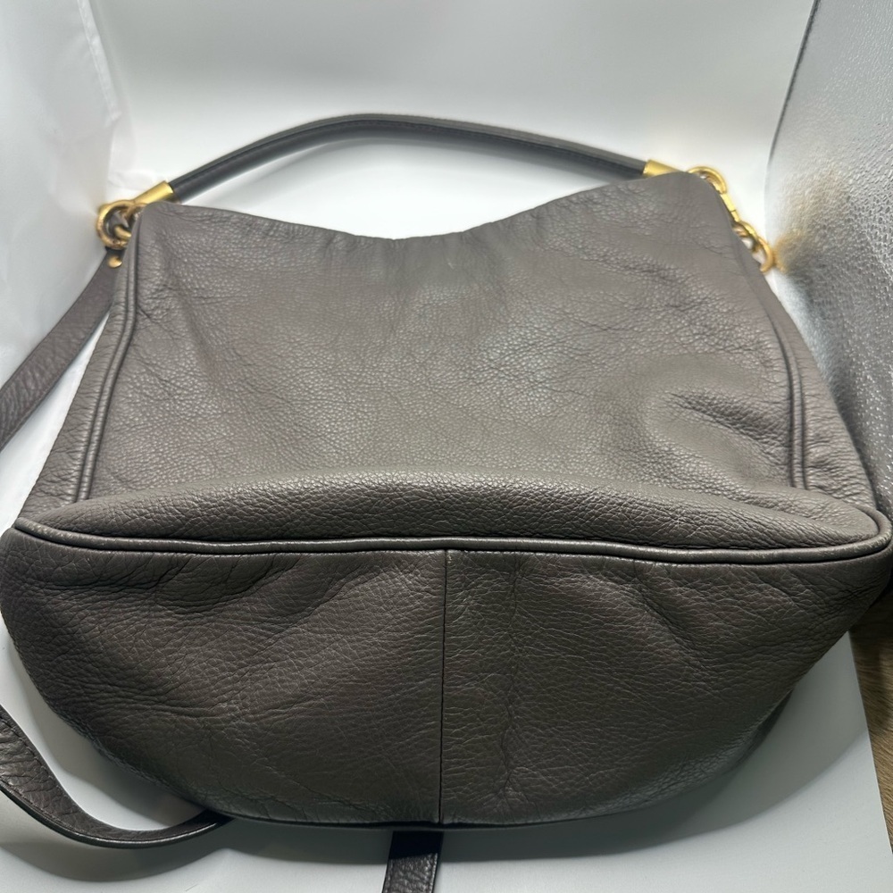 Marc Jacobs Gray leather boho handbag - Picture 8 of 8